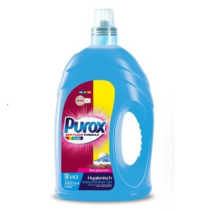 Picture of Veļas mazgāšanas līdzeklis PUROX Color, Eco, HDPE, 143 mazg. reiz., 4.3l