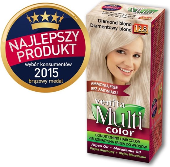 Picture of Venita Farba bez amoniaku Multi Color 12.8 diamentowy blond