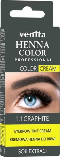 Picture of VENITA_Henna Color Cream henna do brwi i rzs w kremie 1.1 Grafit 30g