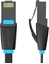 Attēls no Vention Flat Network Cable UTP CAT6 Vention IBJBX RJ45 Ethernet 1000Mbps 50m Black
