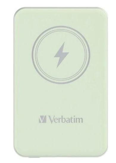 Picture of Verbatim Charge´n´Go Magnetic Wireless Power Bank 5000 Green