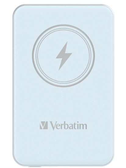Изображение Verbatim Charge´n´Go Magnetic Wireless Power Bank 5000 Blue