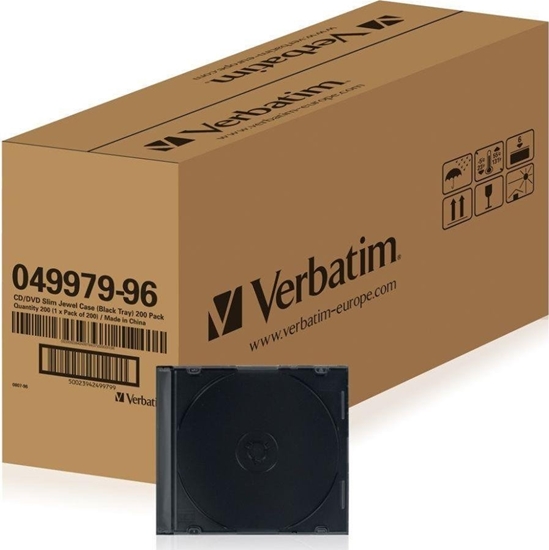 Picture of Verbatim Opakowanie Verbatim na CD/DVD (Slim Jewel Case 200)