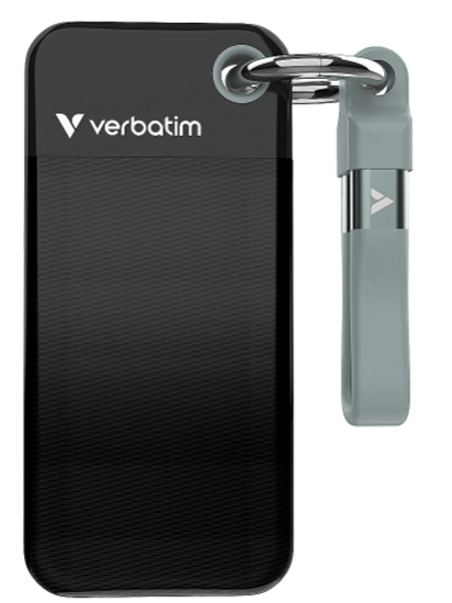 Picture of Verbatim Pocket SSD USB 3.2  1TB Black/Grey                 32190