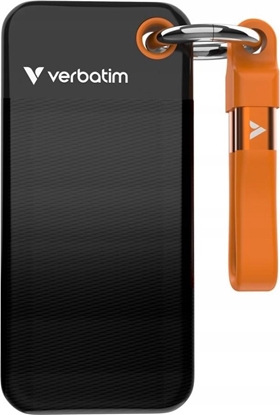 Attēls no Verbatim Pocket SSD USB 3.2  2TB Black/Orange               32197