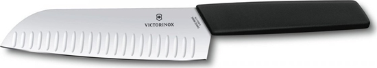 Picture of Victorinox Nó Santoku, ostrze ryflowane, 17 cm, czarny VICTORINOX 6.9053.17KB