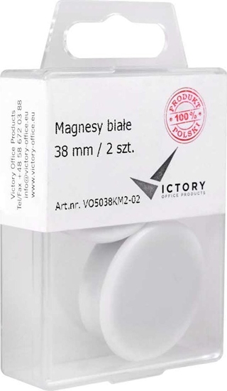 Изображение Victory Office Product MAGNESY VICTORY OFFICE 38MM 2SZT. BIAE