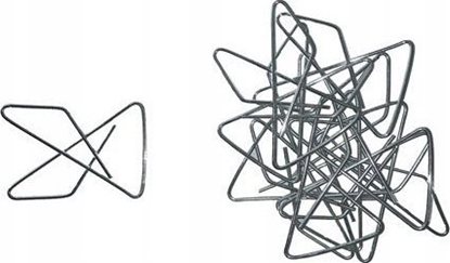 Attēls no Victory Office Product SPINACZE BIUROWE KRZYOWE 45MM 50SZT