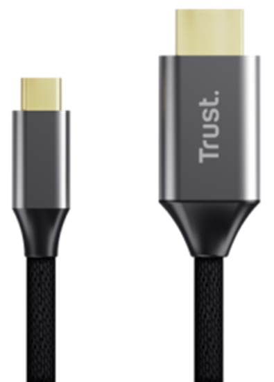 Picture of Video kabelis Trust Calyx USB-C Male - HDMI Male 2m Ultra HD 4K
