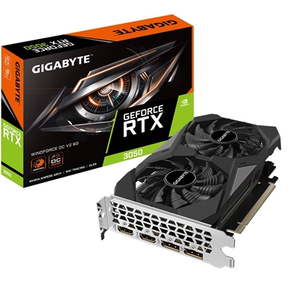 Attēls no Videokarte GigaByte GeForce RTX 3050 6GB Windforce OC V2