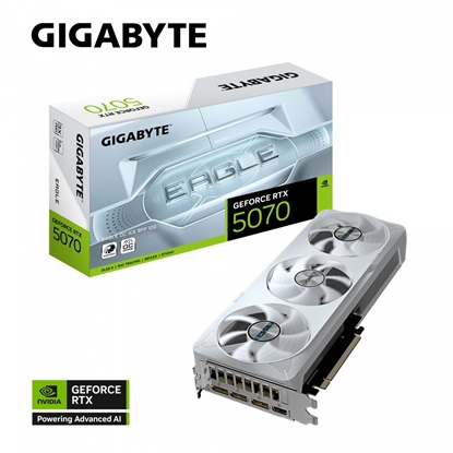 Attēls no Videokarte Gigabyte GeForce RTX 5070 EAGLE OC ICE SFF 12G