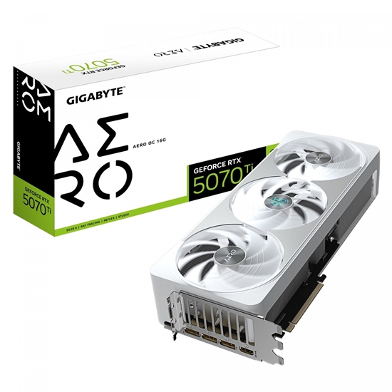 Изображение Videokarte Gigabyte GeForce RTX 5070 Ti Aero OC 16GB
