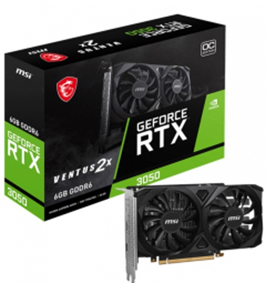 Изображение Videokarte MSI Geforce RTX 3050 VENTUS 2X GDDR6 6GB OC