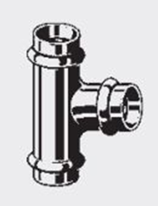 Attēls no Viega Trójnik FKM równoprzelotowy 22mm (628 451)