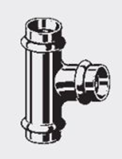 Picture of Viega Trójnik FKM równoprzelotowy 22mm (628 451)