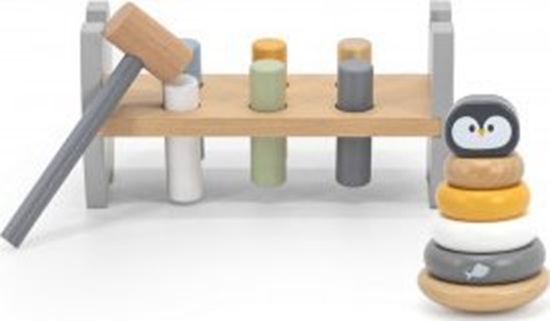 Picture of Viga Viga 44209 PolarB Przebijanka i piramidka Pingwin