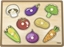 Picture of Viga Viga 44578 Puzzle na podkadce z uchwytami - warzywa