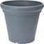 Изображение Vilde Doniczka ogrodowa plastikowa szara okrga 38x34 cm
