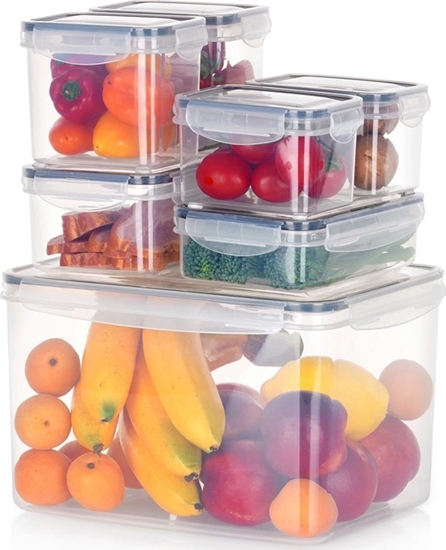 Picture of Vilde ZESTAW 7 POJEMNIKÓW NA YWNO Z POKRYWAMI I USZCZELKAMI 259635