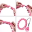 Изображение Vingrošanas aplis ar atsvaru OHA02 HULA HOP PINK WITH WEIGHT ONE FITNESS