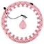 Attēls no Vingrošanas aplis HHW01 HULA HOOP PINK WITH WEIGHT HMS
