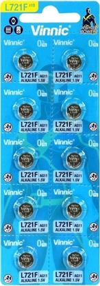 Picture of Vinnic VINNIC BATERIE ALKALICZNE GUZIKOWE MINI G11/AG11/LR58 BLISTER 10 SZTUK L721F