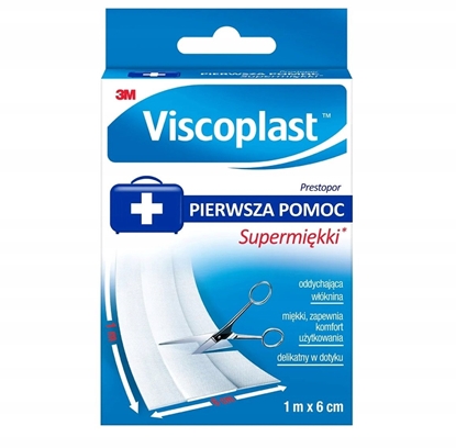 Picture of Viscoplast Prestopor, Supermikki Plaster do cicia 1 m x 6 cm, 1 sztuka