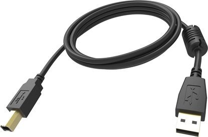 Picture of Kabel USB Vision USB-A - USB-B 5 m Czarny (TC 5MUSB/BL)