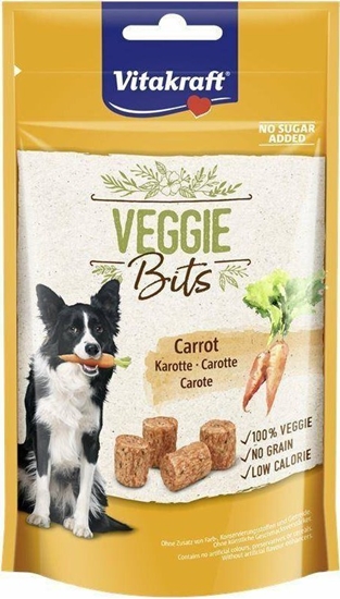 Picture of Vitakraft Vitakraft Pies Veggies Bits 40g Wegetariaski Przysmak Z Marchwi