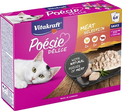 Picture of Vitakraft Vitakraft Poesie Deli z misem w sosie 6x85g