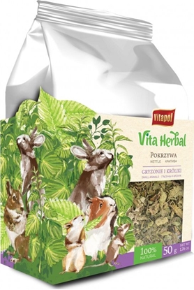 Attēls no Vitapol Vita Herbal dla gryzoni i królika, li pokrzywy, 50 g