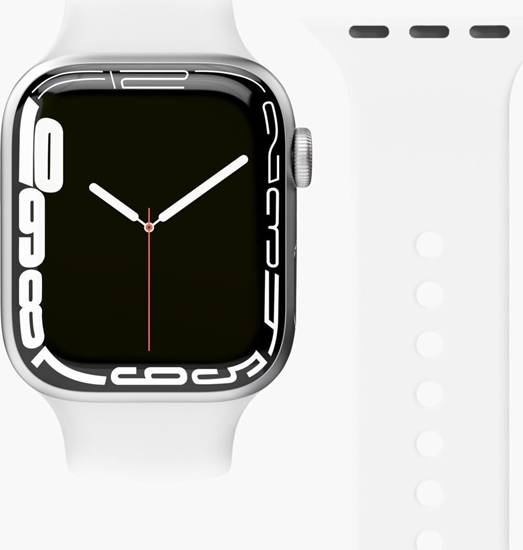 Изображение Vonmählen VonMählen Watchstrap for Apple Silicone Loop Case 1 Band One white (AWS00001)