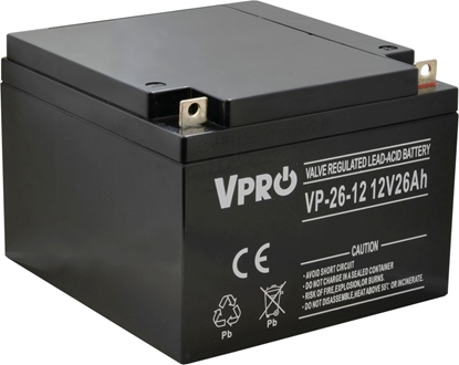 Attēls no VPRO Akumulator VPRO 12V/26Ah
