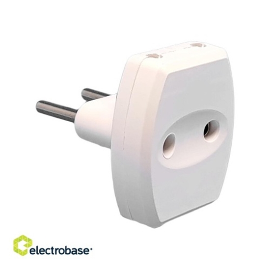 Picture of VX1019W - Kontaktligzdu sadalītājs 3v., balts