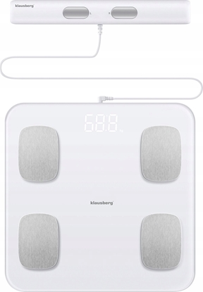 Picture of WAGA AZIENKOWA Z POMIAREM TKANKI TUSZCZOWEJ I SKADU CIAA, SMART, BT, KLAUSBERG KB-7853 BIAA