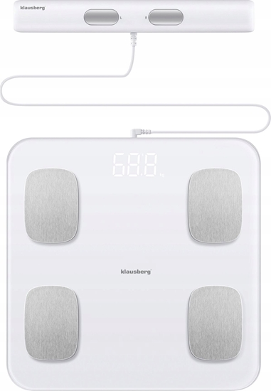 Picture of WAGA AZIENKOWA Z POMIAREM TKANKI TUSZCZOWEJ I SKADU CIAA, SMART, BT, KLAUSBERG KB-7853 BIAA