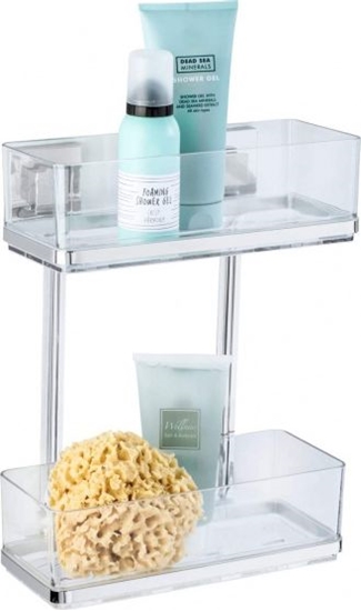 Изображение Wenko stela azienkowy 32,5 cm stal nierdzewna srebrna/przezroczysta