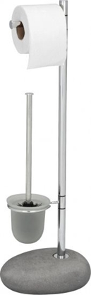 Attēls no Wenko uchwyt na szczotki i waki toaletowe Pebble Stone 70 cm stal