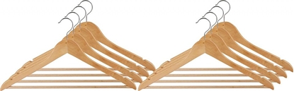 Attēls no Wenko wieszaki na ubrania Eco45 x 23,5 cm drewno naturalne 8 sztuk