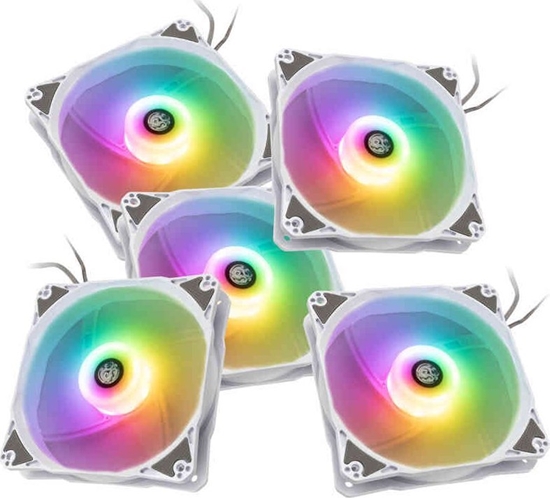 Picture of Wentylator BitsPower Notos 120 Digital RGB 5-pack (BPTA-FX1812NTWH-5)
