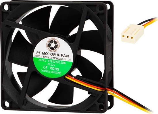 Изображение Wentylator Blow 80x25mm 12V kulkowy