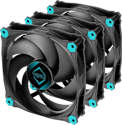 Attēls no Wentylator Iceberg IceGALE Silent 120 mm 3-pack (ICEGALE12S-BBT-3A)
