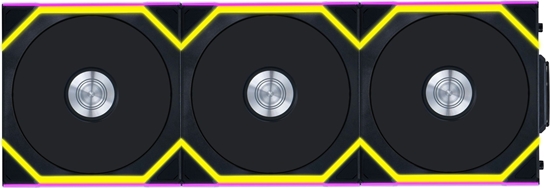 Picture of Wentylator Lian Li UNI FAN SL Wireless 120 3-pack czarny (12SL1W3B)