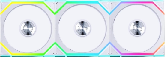 Изображение Wentylator Lian Li UNI FAN SL Wireless 120 Reverse Blade 3-pack biay (12RSL1W3W)
