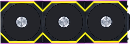 Attēls no Wentylator Lian Li UNI FAN SL Wireless 120 Reverse Blade 3-pack czarny (12RSL1W3B)