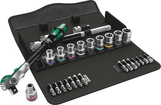 Picture of Wera 8100 SC 9 Zyklop Speed- Ratchet Set 1/2  Drive imperial