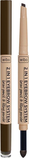 Picture of Wibo 2in1 Eyebrow System kredka i gbka do brwi 3