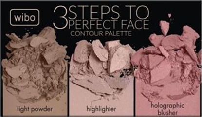 Attēls no Wibo WIBO_3 Steps to Perfect Face Contour Palette paleta do konturowania twarzy Light 10g