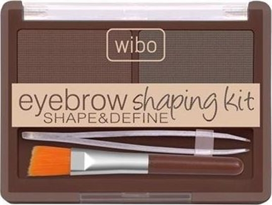 Picture of Wibo WIBO_Shape Define Eyebrow Shaping Kit zestaw do stylizacji brwi Dark