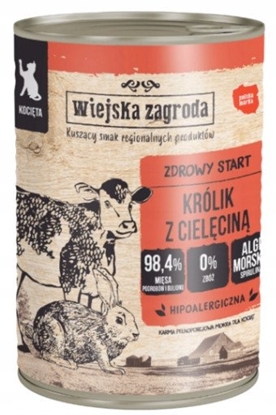 Attēls no Wiejska Zagroda Królik z cielcin 400g